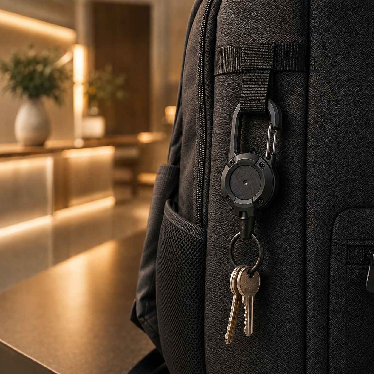 TUKRO™ | Retractable Steel Keychain
