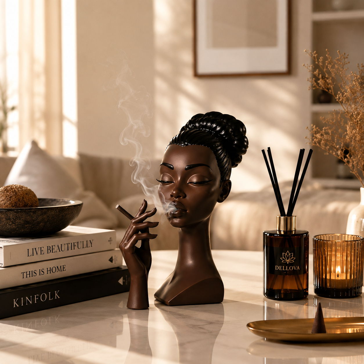 MS. HAZE™ | Sculptural Smoke Incense Burner